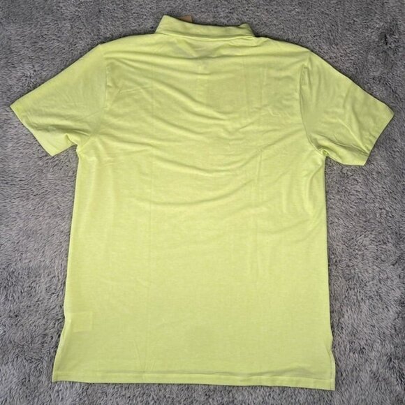 Nike Dri-Fit Tour Golf Heather Polo Size Large Men Lemon Twist FJ1643-736 - Picture 2 of 5